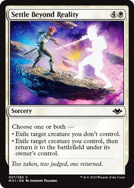 Settle Beyond Reality 027/254 Modern Horizons Singles