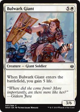 Bulwark Giant 007/264 War of the Spark Singles