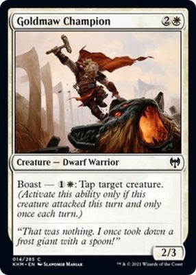 Goldmaw Champion 014/285 - Kaldheim Singles (Español)