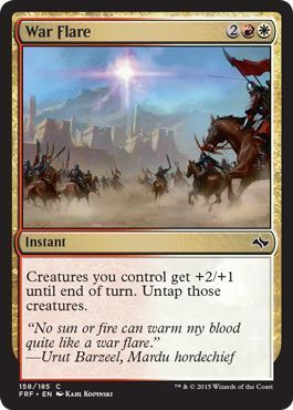 War Flare 158/185 - Fate Reforged Singles (Español)