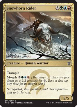 Snowhorn Rider 201/269 Khans of Tarkir Singles