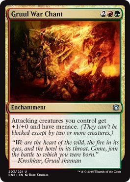 Gruul War Chant 203/221 Conspiracy: Take the Crown Singles