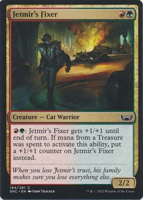 Jetmir&#39;s Fixer 194/281 - Streets of New Capenna Singles (Español)
