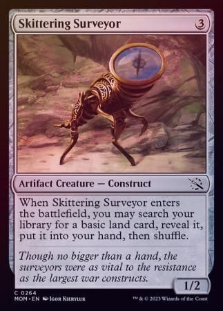 Skittering Surveyor 0264 - Foil March of the Machine Foil Singles