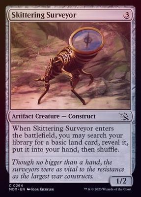 Skittering Surveyor 0264 - Foil March of the Machine Foil Singles