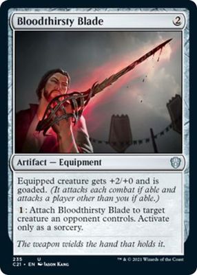 Bloodthirsty Blade 235 Commander 2021 Singles