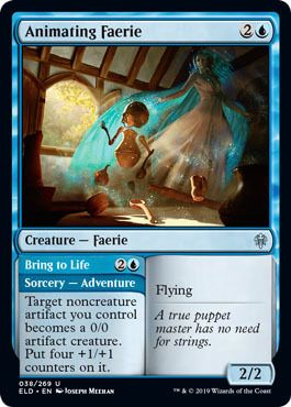 Animating Faerie 038/269 - Throne of Eldraine Singles