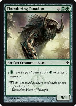 Thundering Tanadon New Phyrexia Singles (Español)