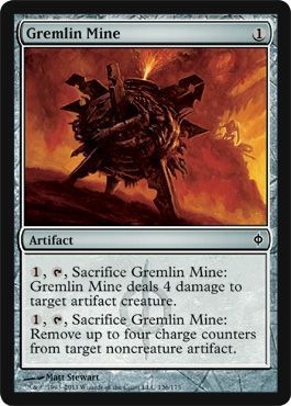 Gremlin Mine New Phyrexia Singles (Español)