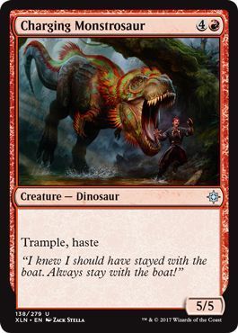 Charging Monstrosaur 138/279 - Ixalan Singles