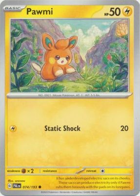 Pawmi - 074/193 - Common Scarlet &amp; Violet: Paldea Evolved Singles