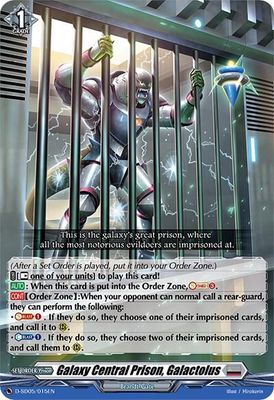 Galaxy Central Prison, Galactolus - D-SD05: Tomari Seto -Aurora Valkyrie- (D-SD05) D-SD05: Tomari Seto -Aurora Valkyrie-