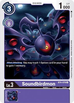 Soundbirdmon - Great Legend (BT04) Great Legend
