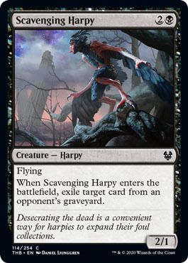 Scavenging Harpy 114/254 Theros: Beyond Death Singles (Español)