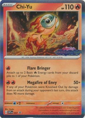 Chi-Yu - SVP057 - Prerelease Promo Pokemon Scarlet &amp; Violet Promos