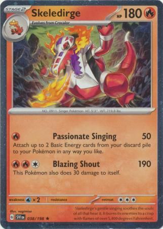 Skeledirge - 038/198 - Holo Promo Pokemon Promo Cards
