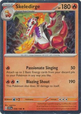 Skeledirge - 038/198 - Holo Promo Pokemon Promo Cards