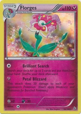 Florges - 66/106 - Holo Rare XY: Flashfire Singles
