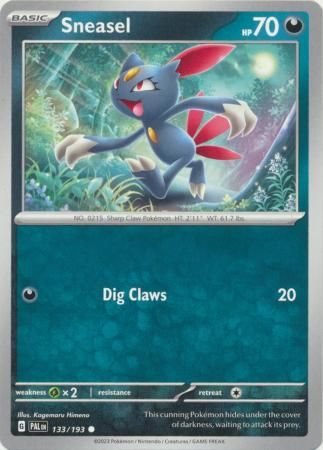 Sneasel - 133/193 - Common Scarlet &amp; Violet: Paldea Evolved Singles