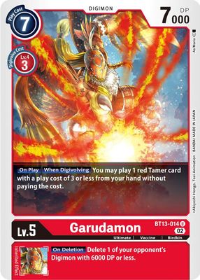 Garudamon - Versus Royal Knights (BT13) Versus Royal Knights