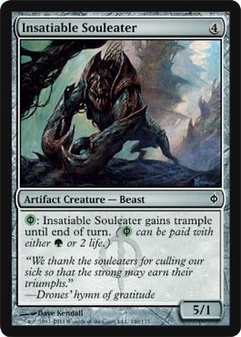 Insatiable Souleater New Phyrexia Singles