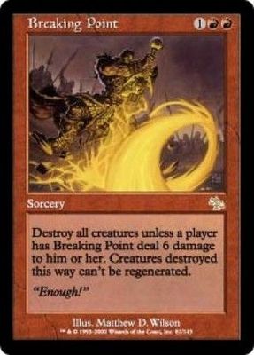 Breaking Point Judgment Singles