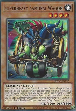 Superheavy Samurai Wagon - ETCO-EN092 - Common 1st Edition Eternity Code 1st Edition Singles