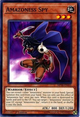 Amazoness Spy - MP18-EN165 - Common 1st Edition 2018 Mega-Tins Singles