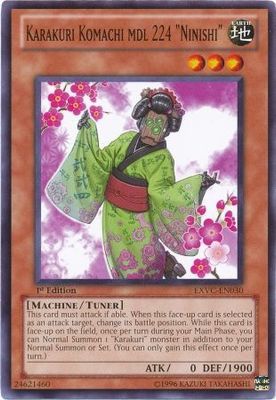 Karakuri Komachi mdl 224 &quot;Ninishi&quot; - EXVC-EN030 - Common 1st Edition Extreme Victory 1st Edition Singles