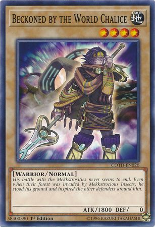 Beckoned by the World Chalice - COTD-EN020 - Common 1st Edition Code of the Duelist 1st Edition Singles (espanol)