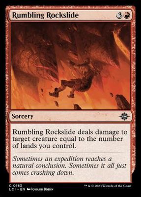 Rumbling Rockslide 0163 - The Lost Caverns of Ixalan Singles (Español)