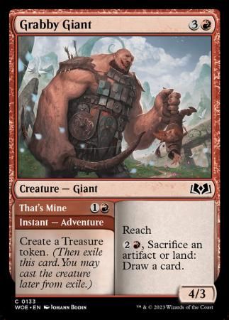 Grabby Giant 0133 Wilds of Eldraine Singles (Español)