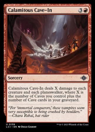 Calamitous Cave-In 0139 - The Lost Caverns of Ixalan Singles (Español)