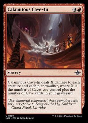 Calamitous Cave-In 0139 - The Lost Caverns of Ixalan Singles