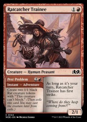 Ratcatcher Trainee 0144 Wilds of Eldraine Singles (Español)