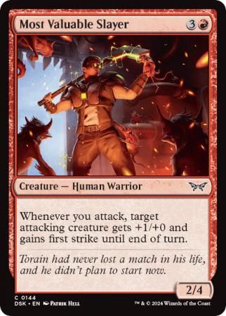 Most Valuable Slayer 144 Duskmourn: House of Horror Singles (Español)