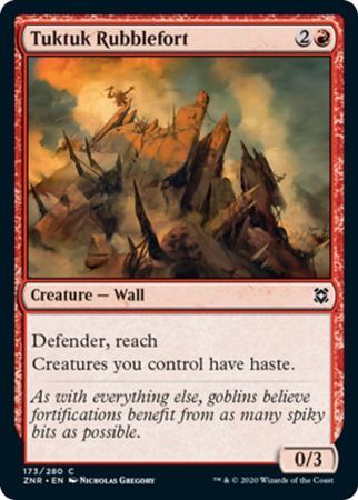Tuktuk Rubblefort 173/280 Zendikar Rising Singles (Español)