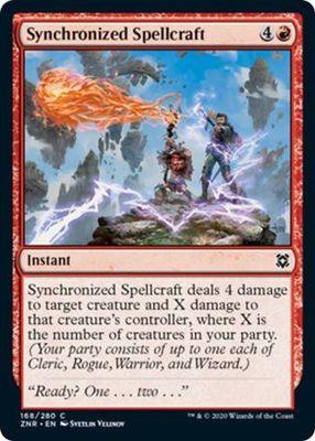 Synchronized Spellcraft 168/280 Zendikar Rising Singles (Español)