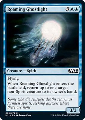 Roaming Ghostlight 065/274 - Magic 2021 (M21) Singles