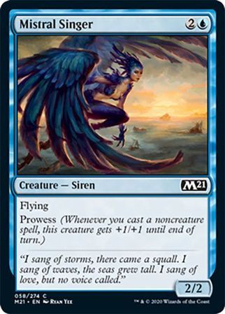 Mistral Singer 058/274 - Magic 2021 (M21) Singles (Español)
