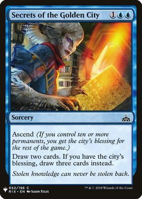 Secrets of the Golden Cityn 052/196 - Mystery Booster Promo (Español)