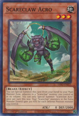 Scareclaw Acro - DIFO-EN011 - Common 1st Edition Dimension Force 1st Edition Singles (espanol)