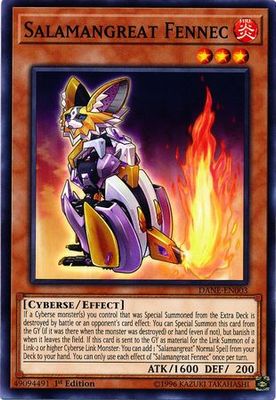 Salamangreat Fennec - DANE-EN003 - Common 1st Edition Dark Neostorm 1st Edition Singles (espanol)