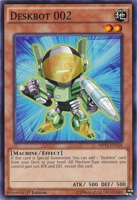 Deskbot 002 - MP15-EN156 - Common 1st Edition Yu-Gi-Oh! 2015 Mega-Tins [MP15]