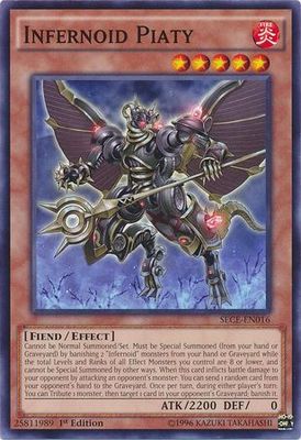 Infernoid Piaty - SECE-EN016 - Common 1st Edition Secrets of Eternity (SECE) 1st Edition Singles