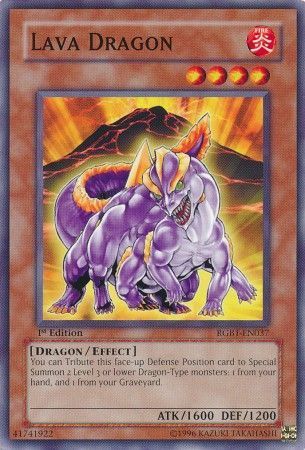 Lava Dragon - RGBT-EN037 - Common 1st Edition Raging Battles [RGBT] 1st Edition Singles (espanol)