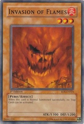 Invasion of Flames - RDS-EN024 - Common 1st Edition Rise of Destiny [RDS] 1st Edition Singles