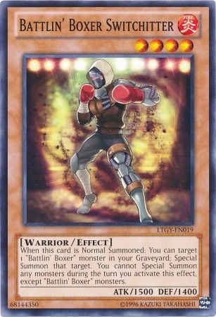 Battlin&#39; Boxer Switchitter - LTGY-EN019 - Common Unlimited Lord of the Tachyon Galaxy Unlimited Singles
