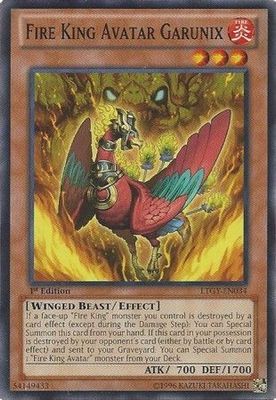 Fire King Avatar Garunix - LTGY-EN034 - Common 1st Edition Lord of the Tachyon Galaxy 1st Edition Singles