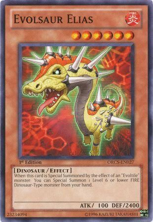 Evolsaur Elias - ORCS-EN027 - Common 1st Edition Order of Chaos 1st Edition Singles (espanol)